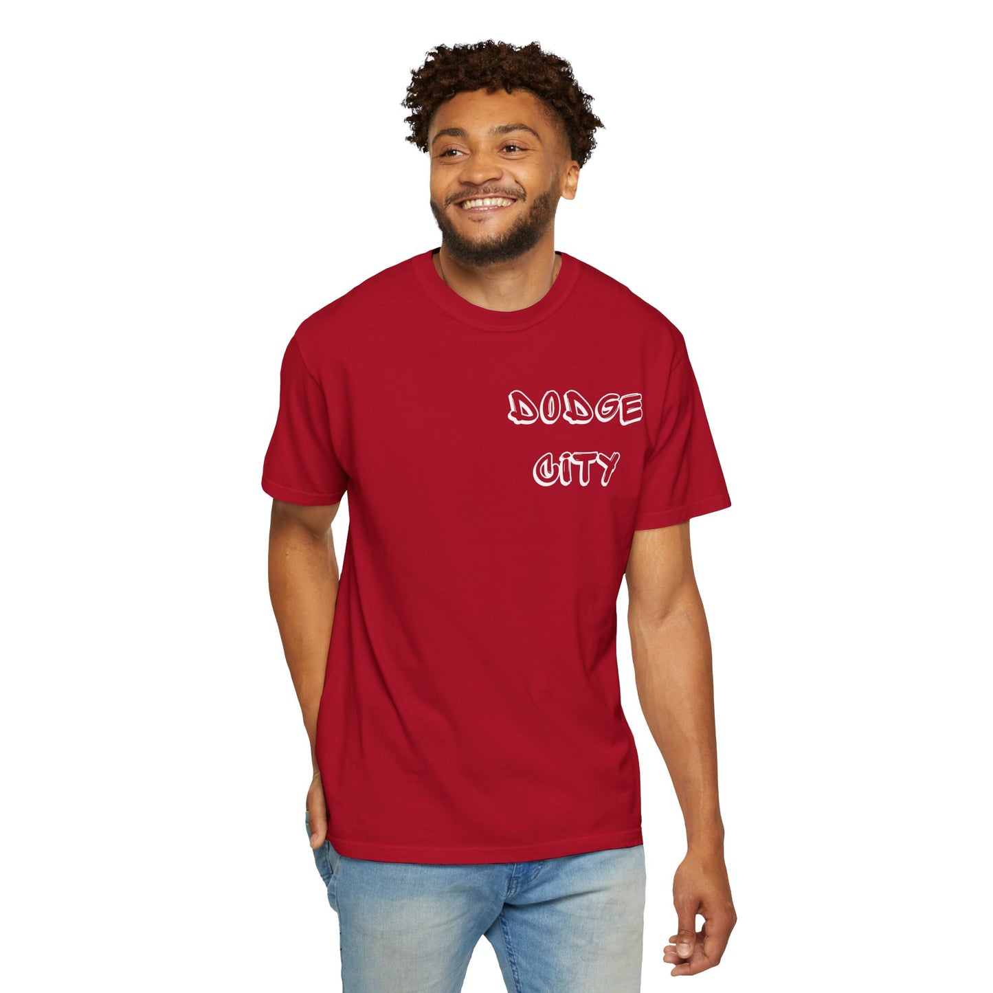 Dodge City Graffiti Pocket - Graphic Tees (Color Options)