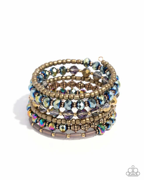 Stacked Surprise - Brass - Multi
