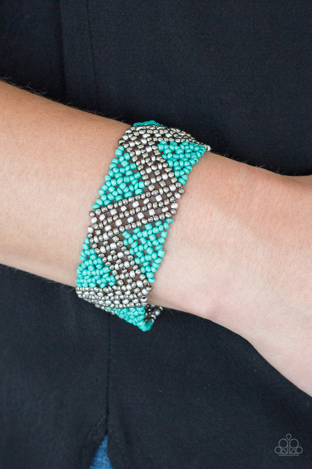 Desert Loom Bracelet__Blue