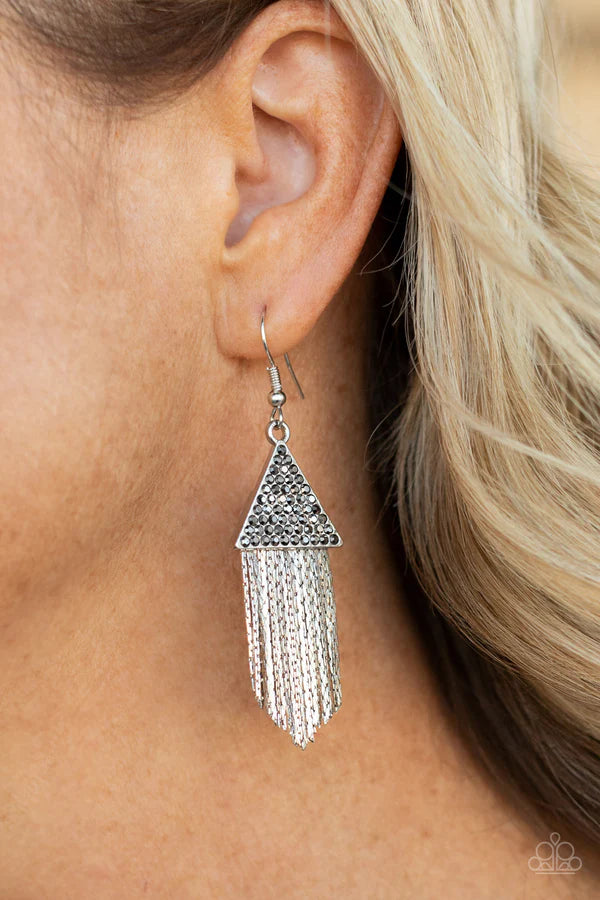 Pyramid SHEEN - Hematite - Silver