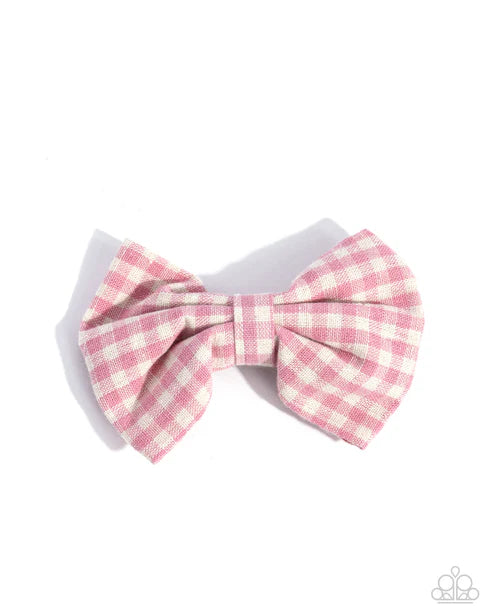 Gingham Grove - Hair Accessories - Pink