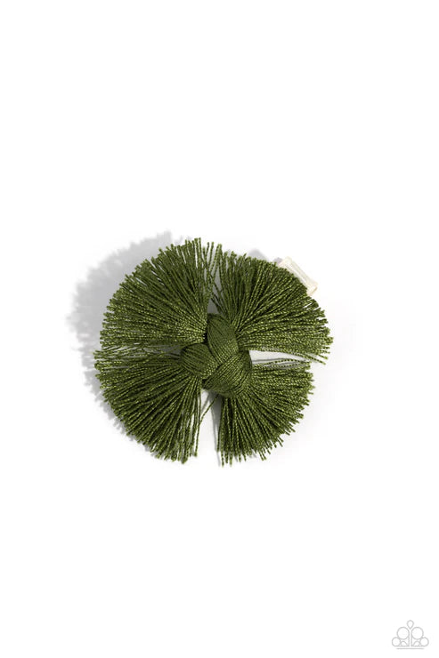 Tasseled Terrace - Hair Accessories - Green