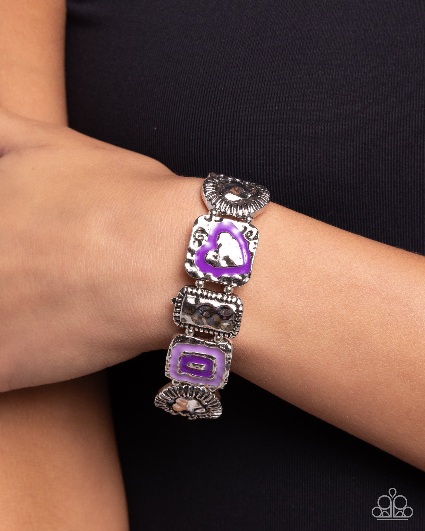 Hammered History - Hearts - Purple