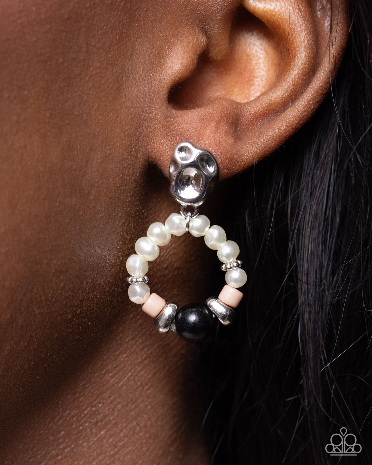 Swirl Selfie - Multi Black