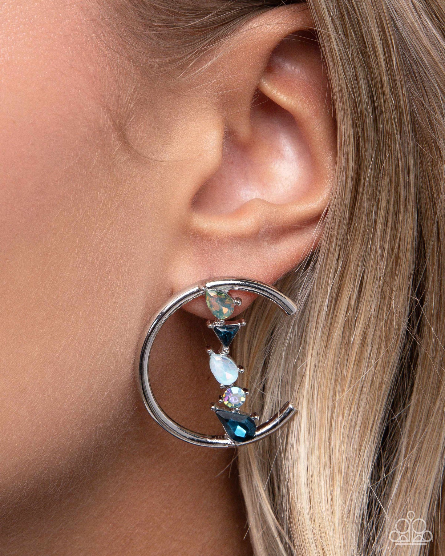 Pronged Patchwork - Blue