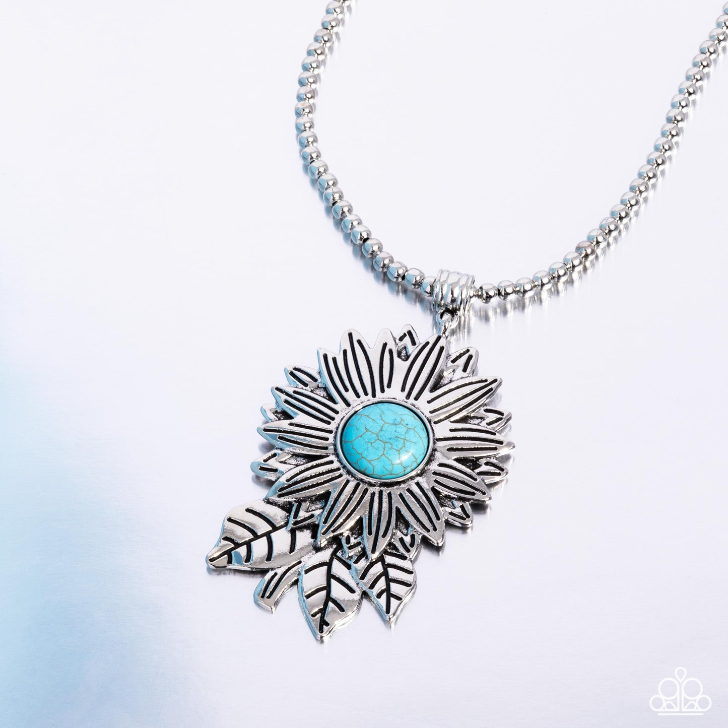 Sunflower Solstice - Turquoise - Blue