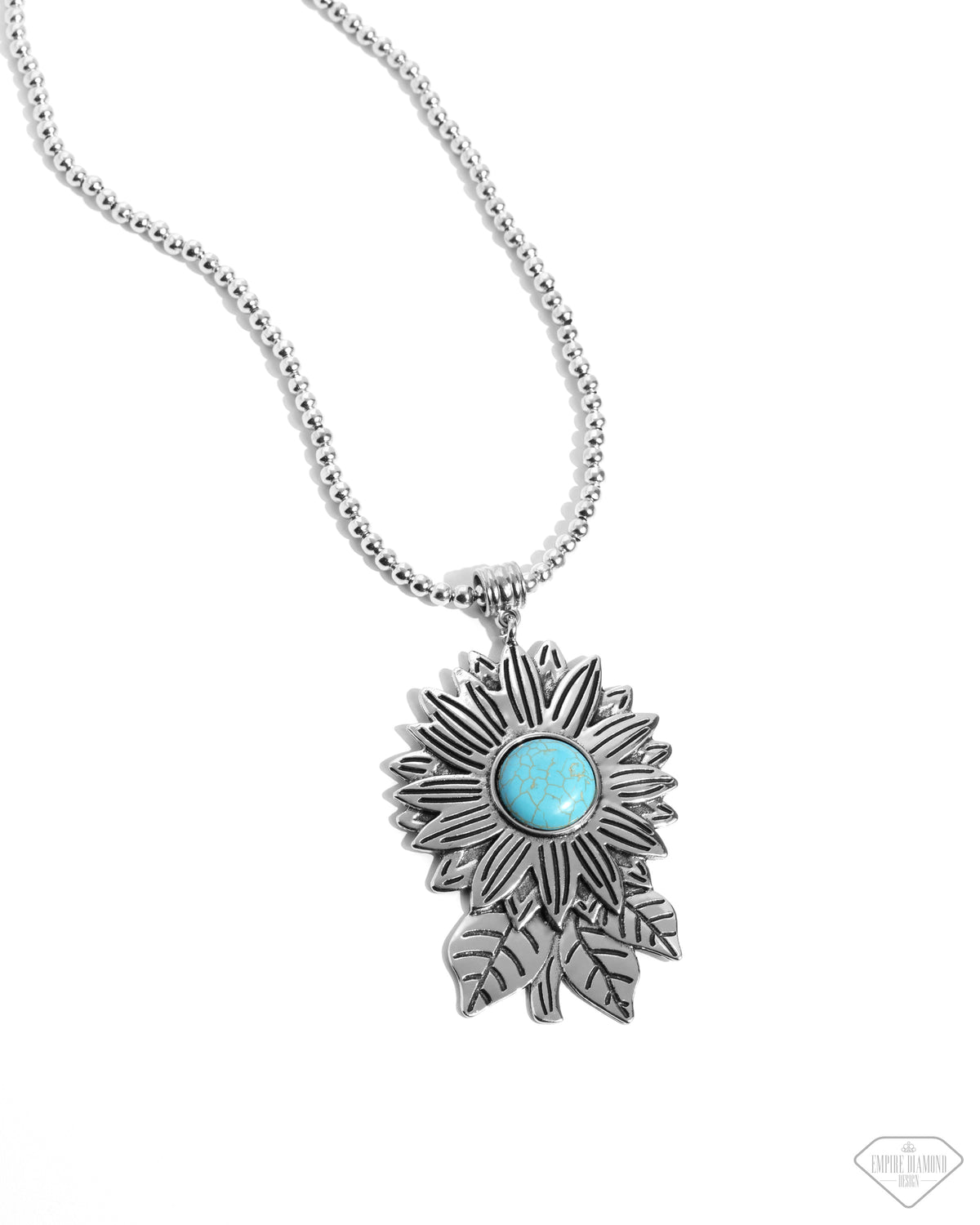 Sunflower Solstice - Turquoise - Blue