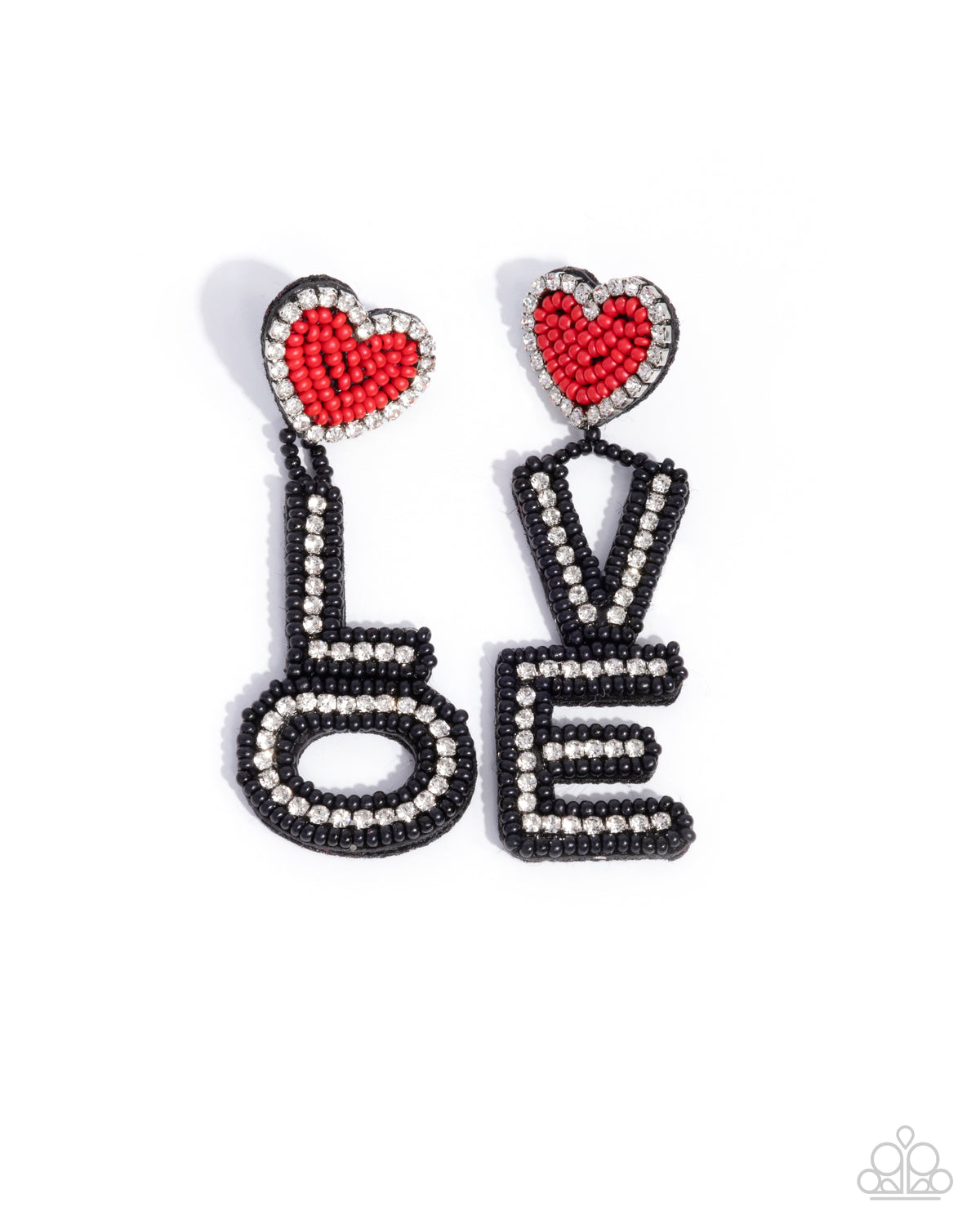 Visible Valentines - Hearts - Black