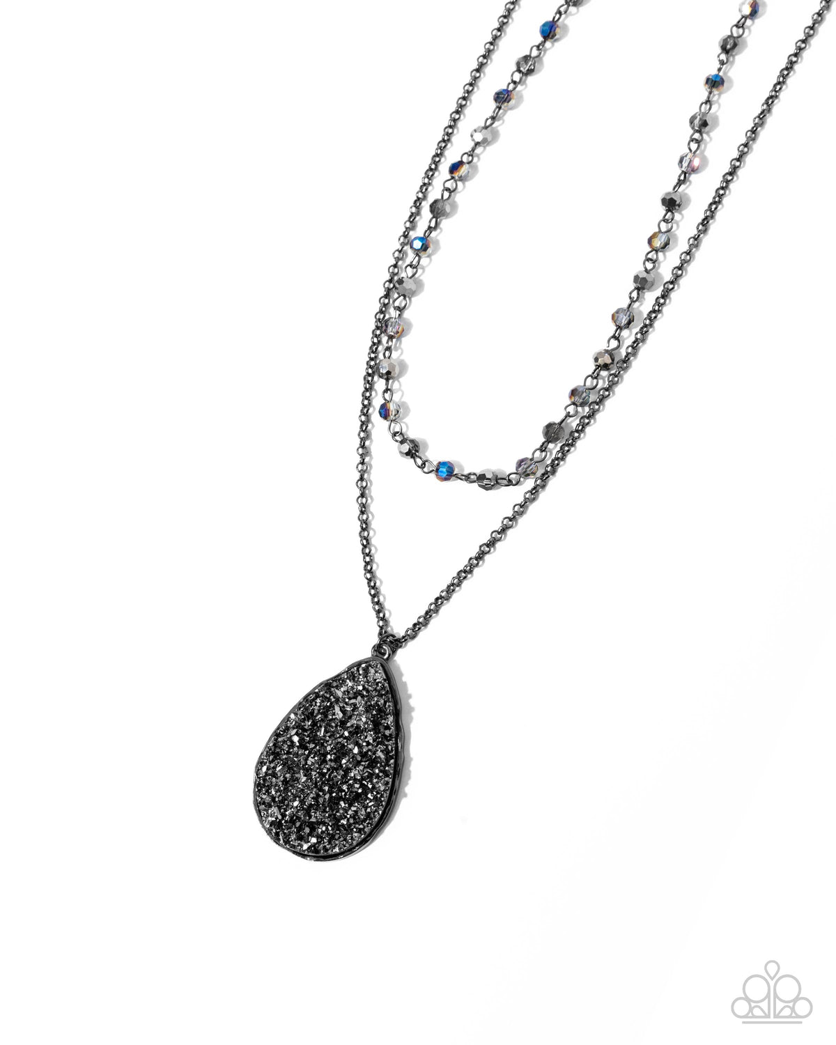 Druzy Delight - Gunmetal