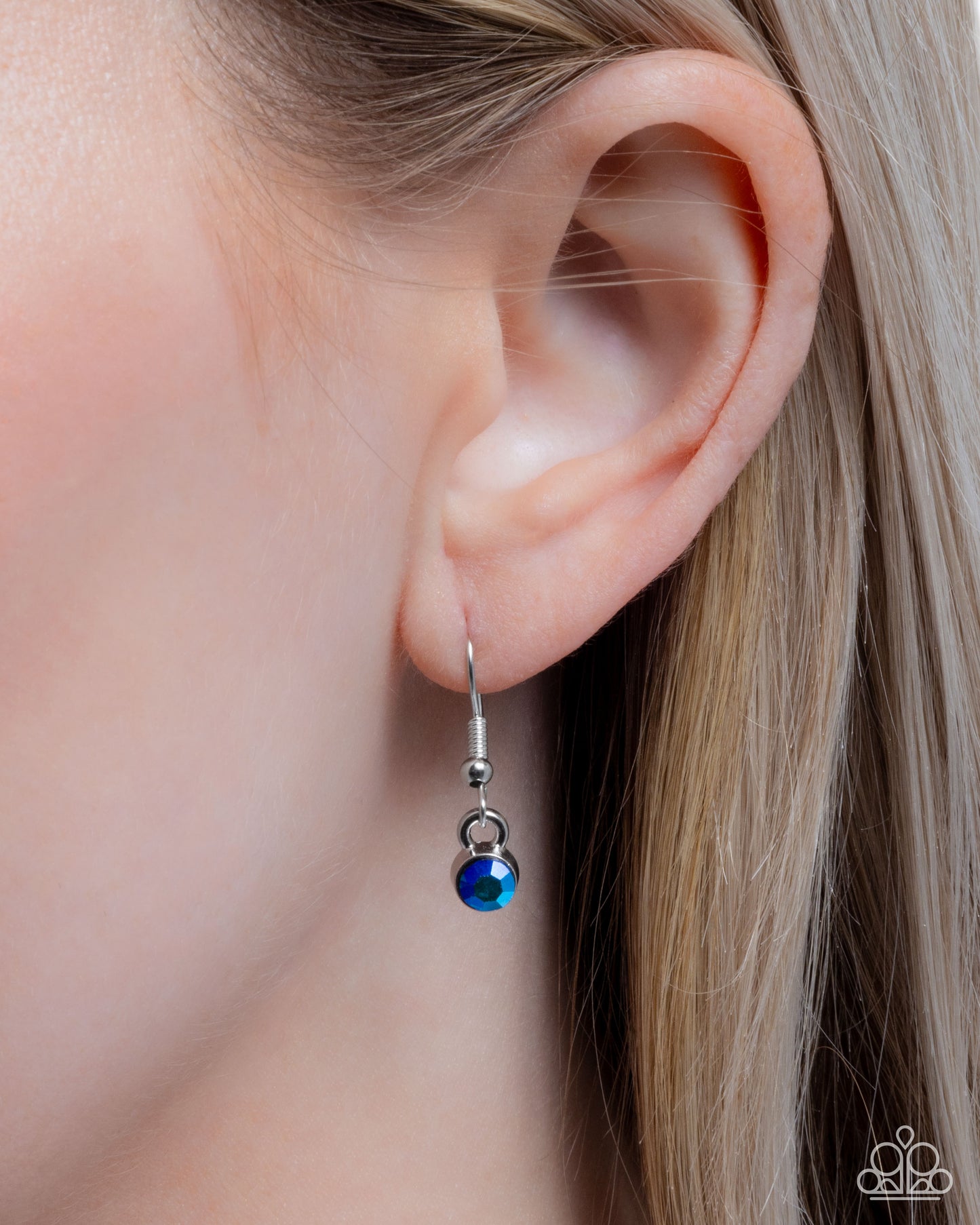 Teardrop Timeline - Blue