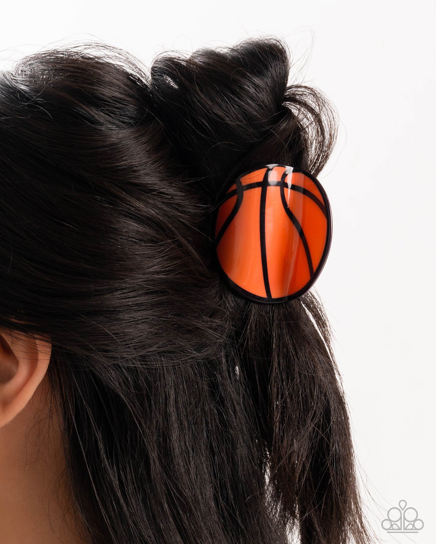 Basketball Babe - Claw Clips - Orange