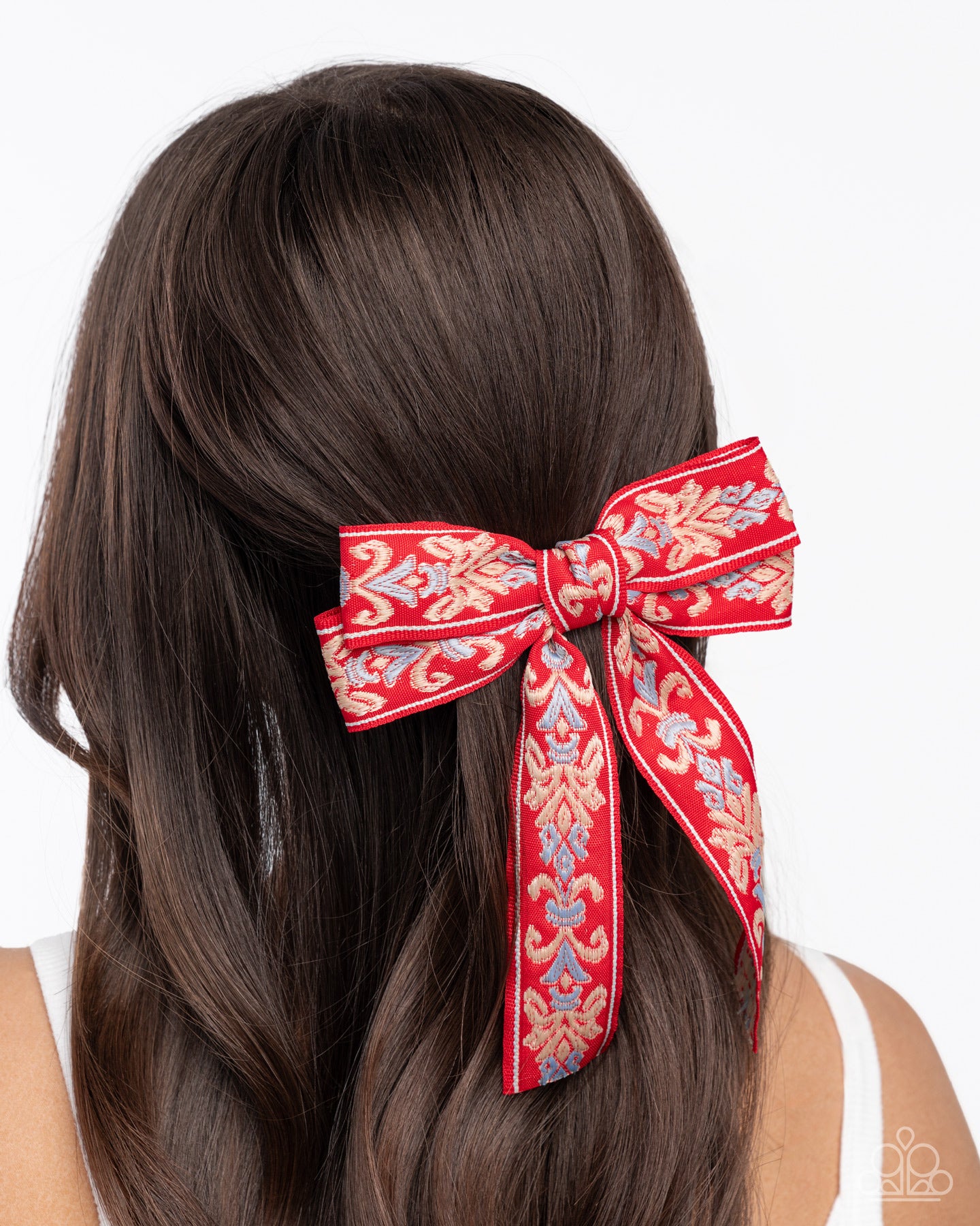 Printed Parlor - Hair Accessories - Red
