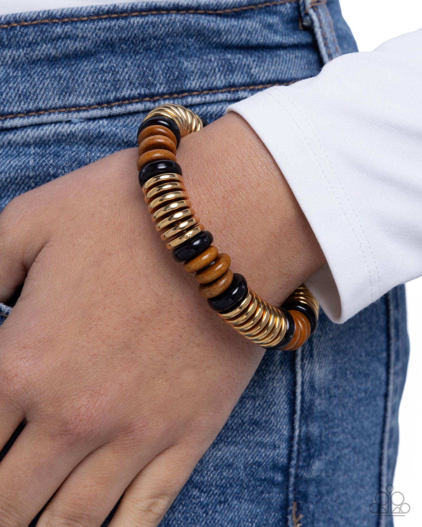 Wood Work - Multi - Black