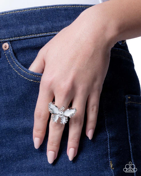 Bewitching Butterfly - White