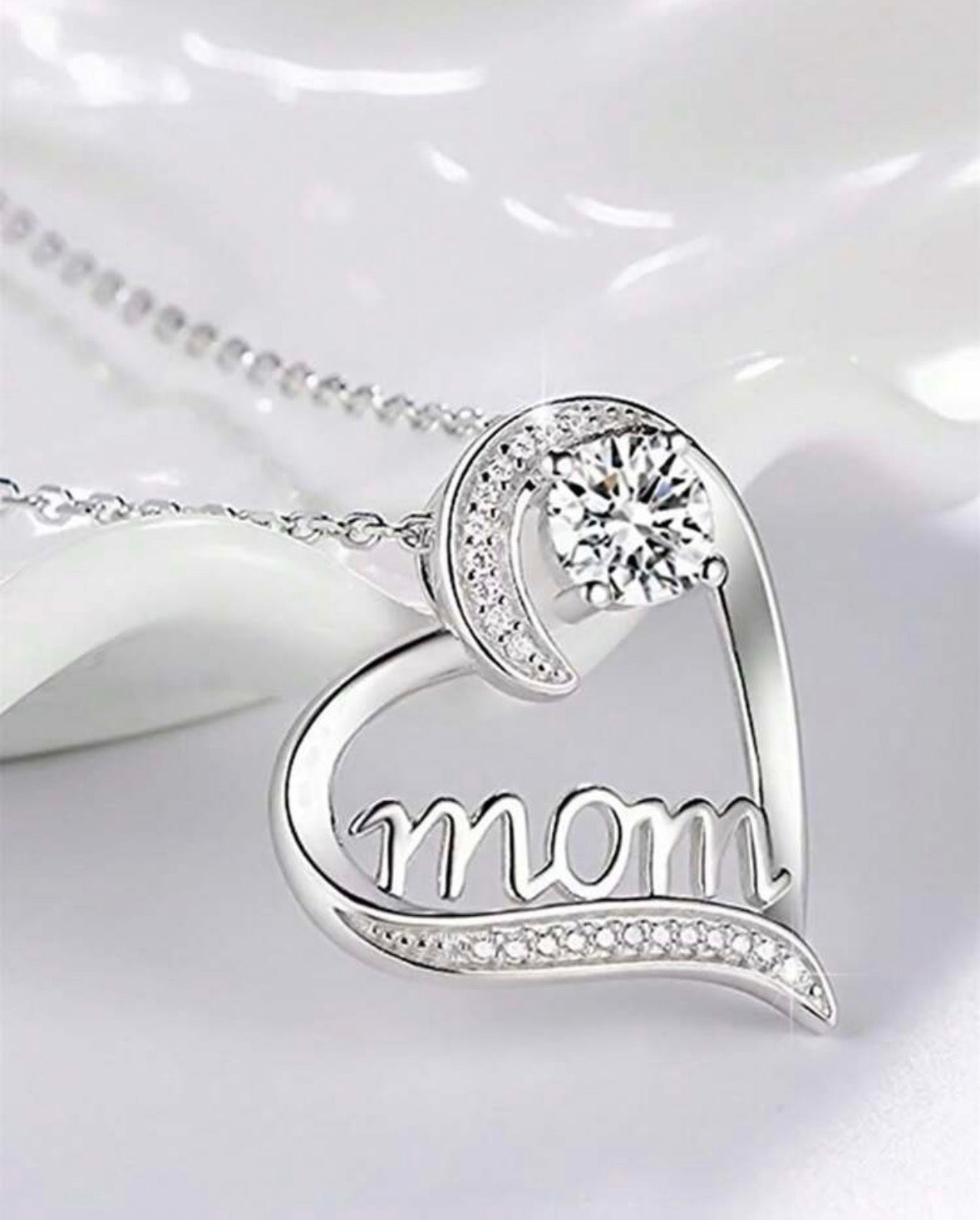 Love Mom - Silver
