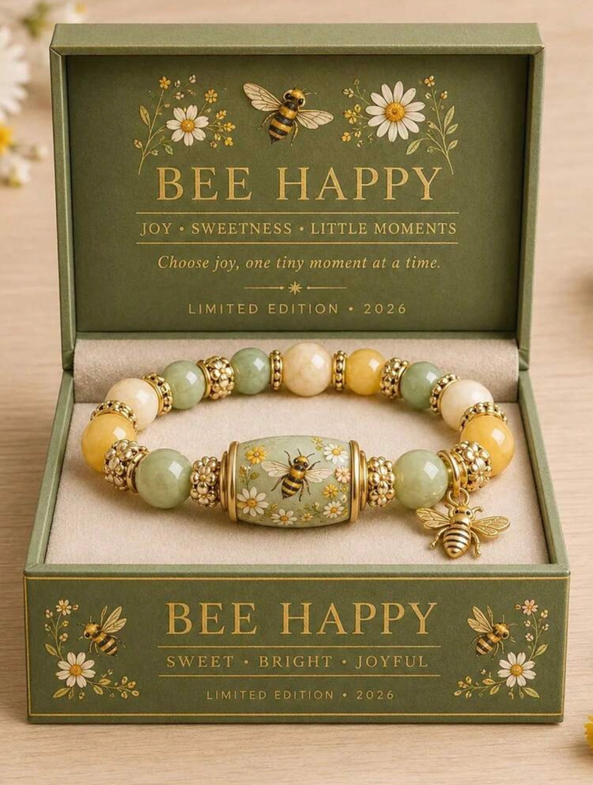 Bee Happy - Green