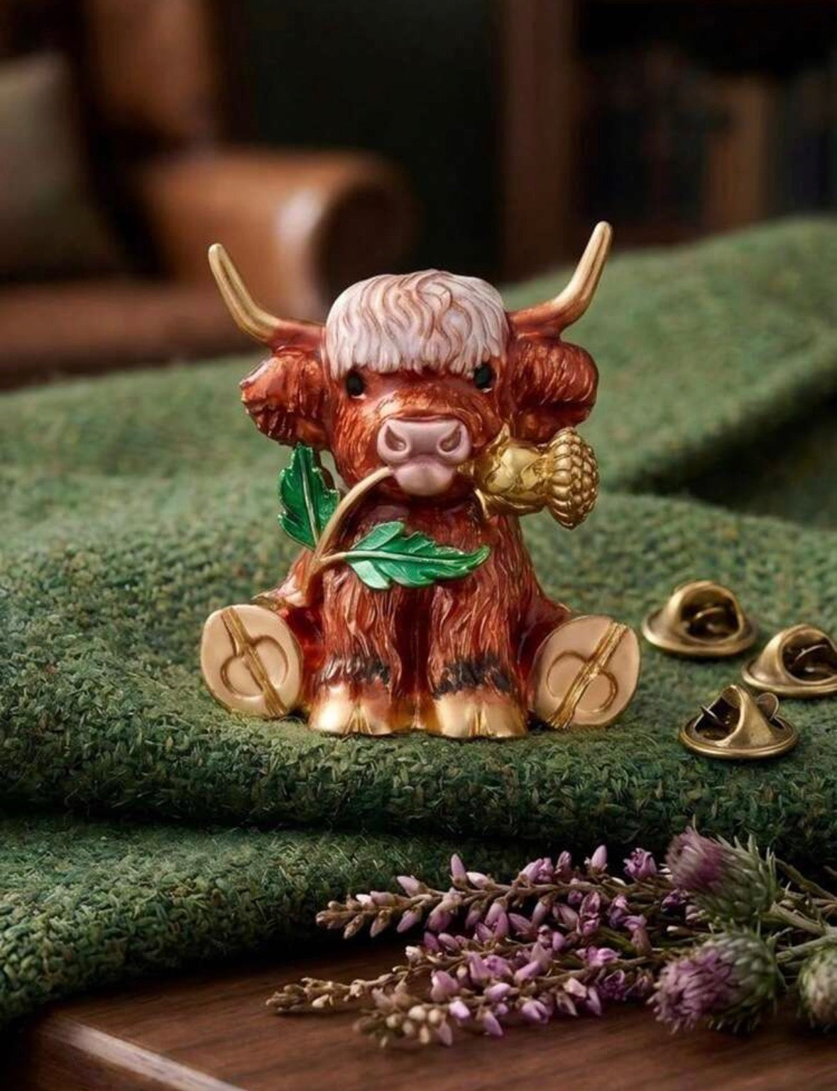 How Now Brown Cow - Brooches