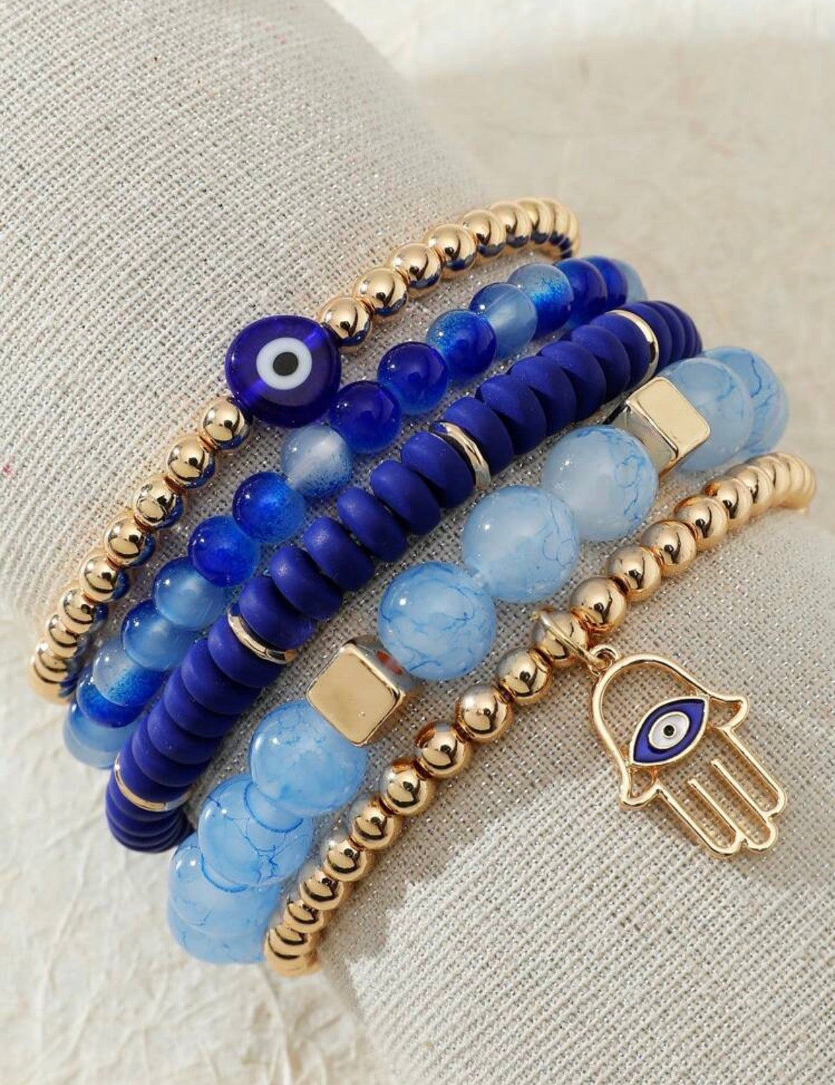 Eyes on the Hamsa - Blue