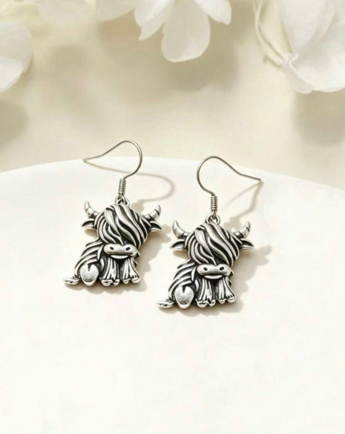 Highland Cow Couture - Silver