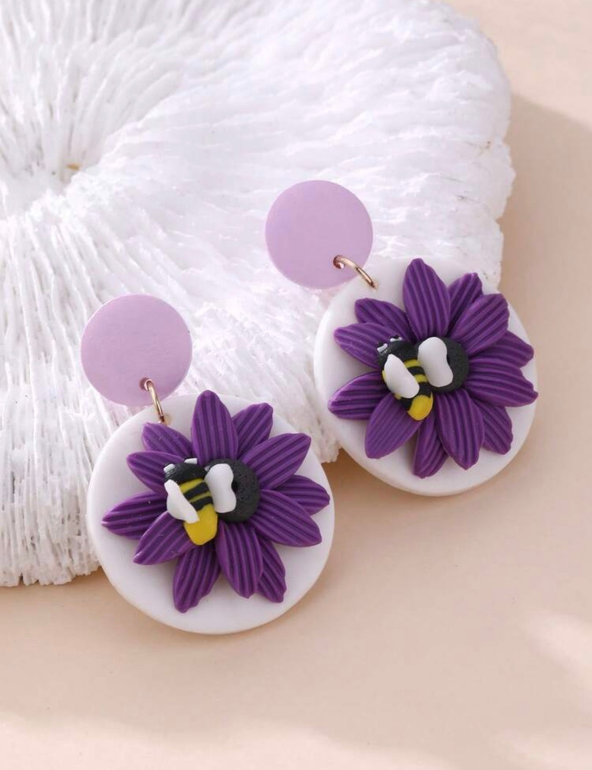 Bee Blooms - Purple