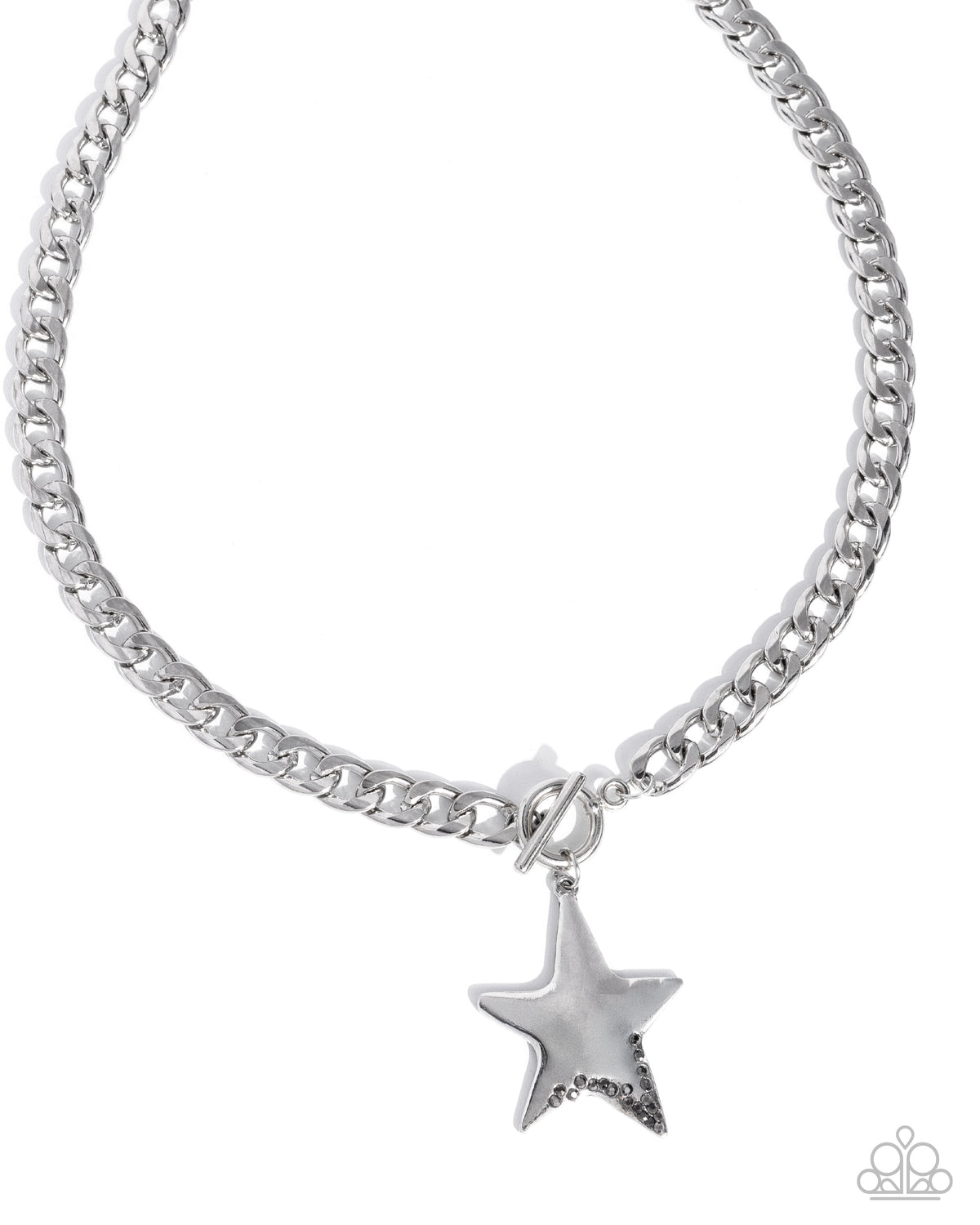 Stellar Spotlight - silver - Paparazzi necklace