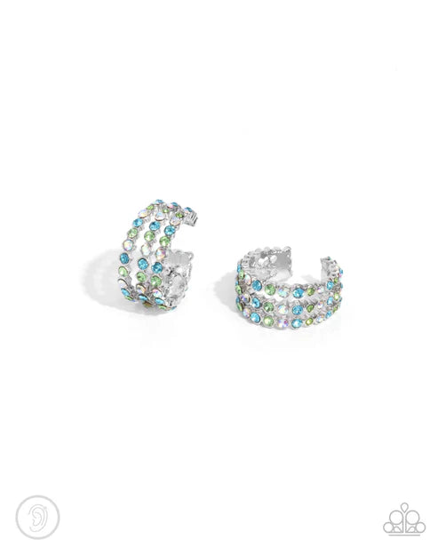 Iridescent Influence - Ear Cuff - Iridescent - Blue