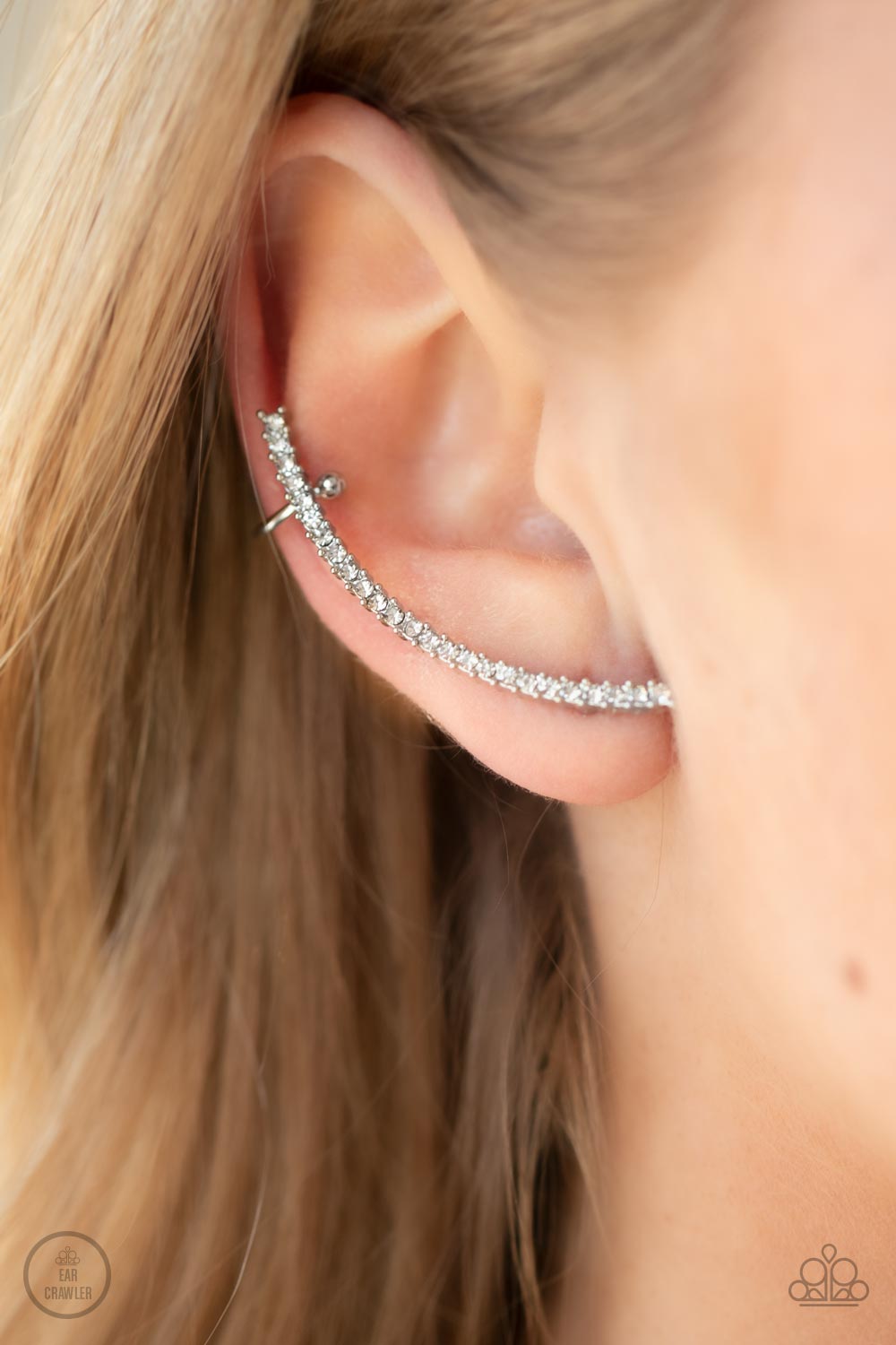 Sleekly Shimmering - Ear Crawlers - Silver