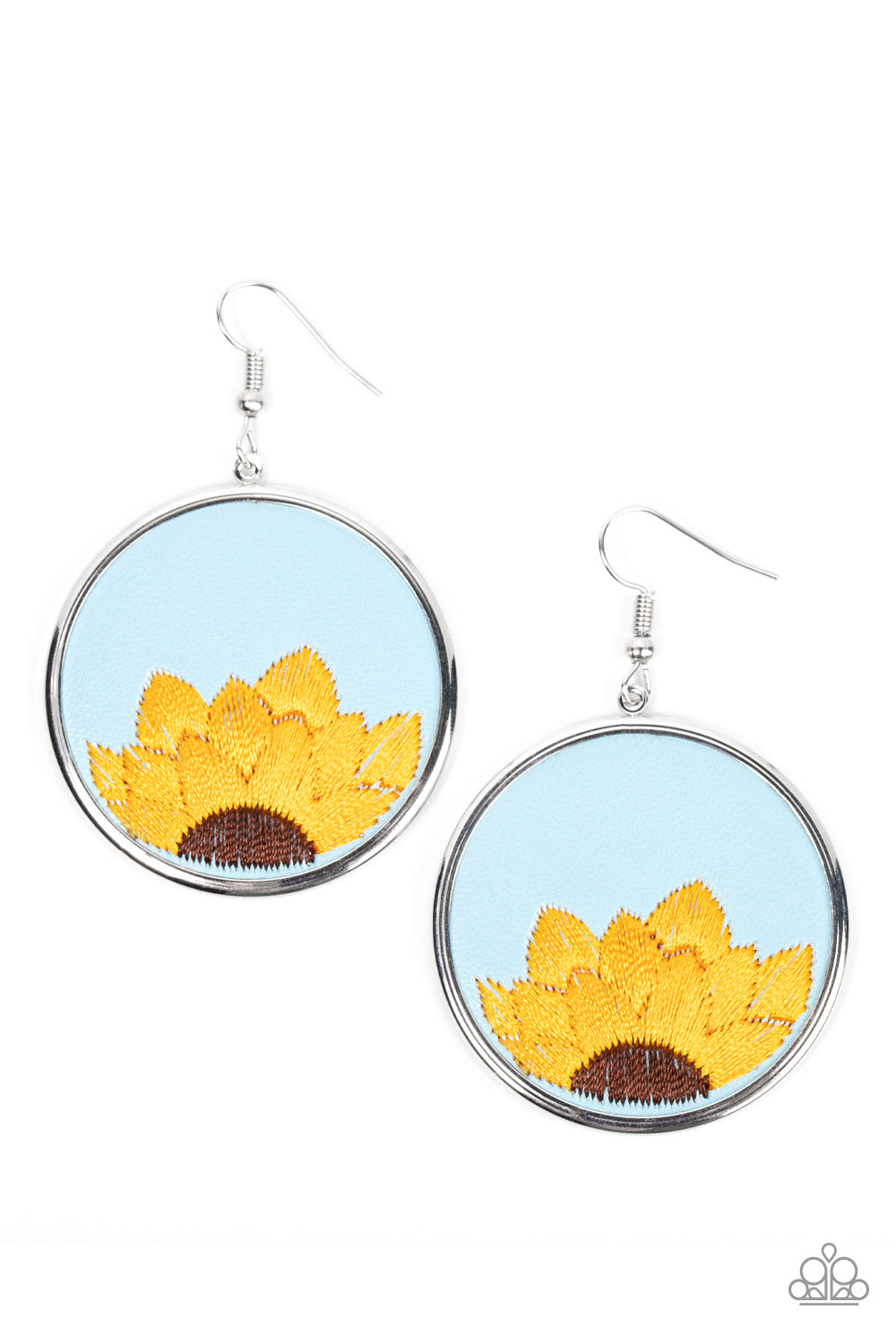 Sun-Kissed Sunflowers - Multi - Blue