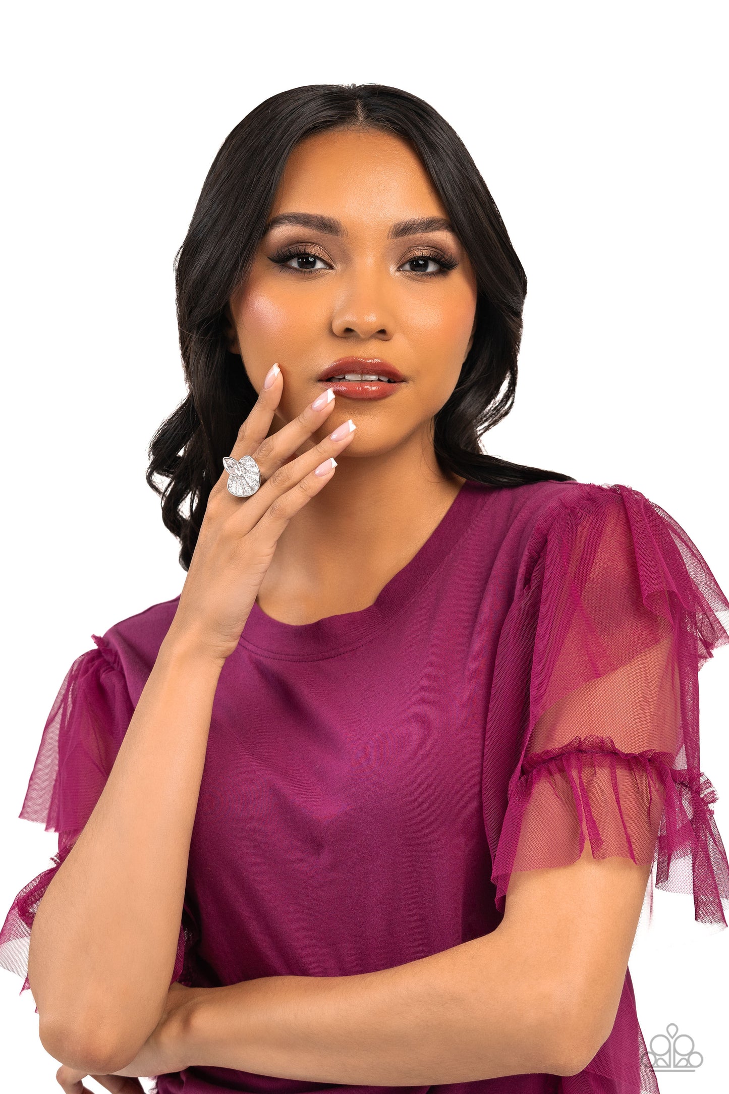 Fan Dance Dazzle -Silver