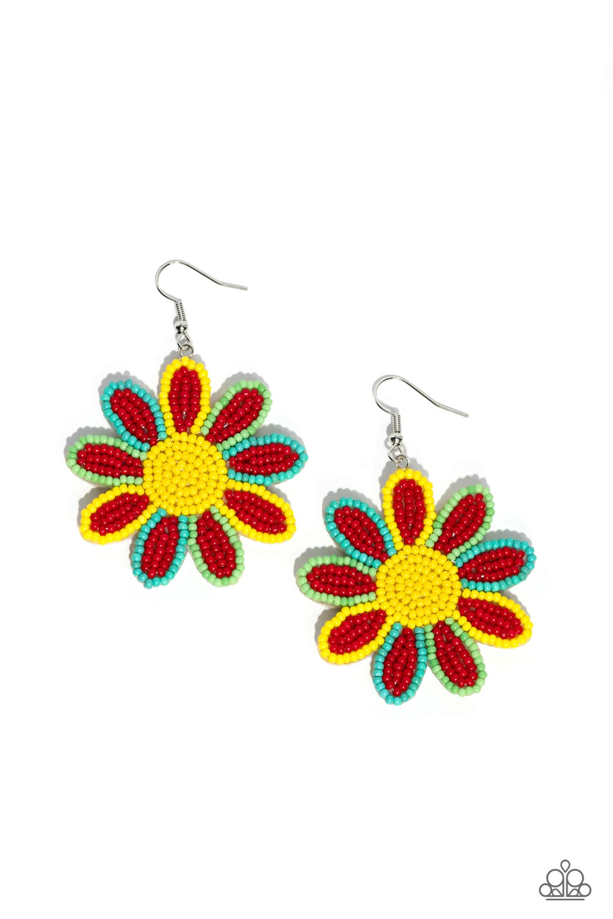 Decorated Daisies - Red