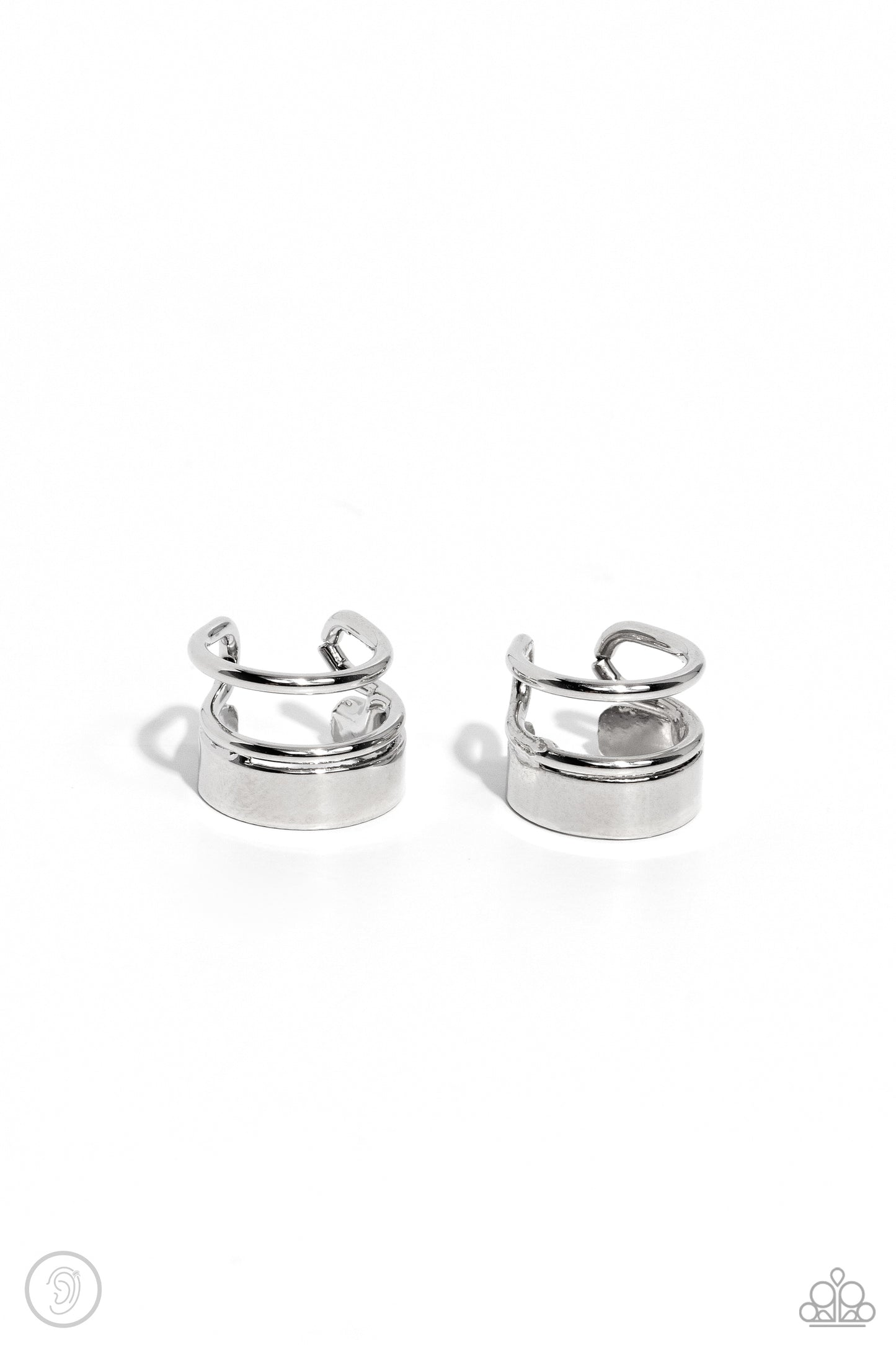 Never Look STACK - Ear Cuffs - Silver