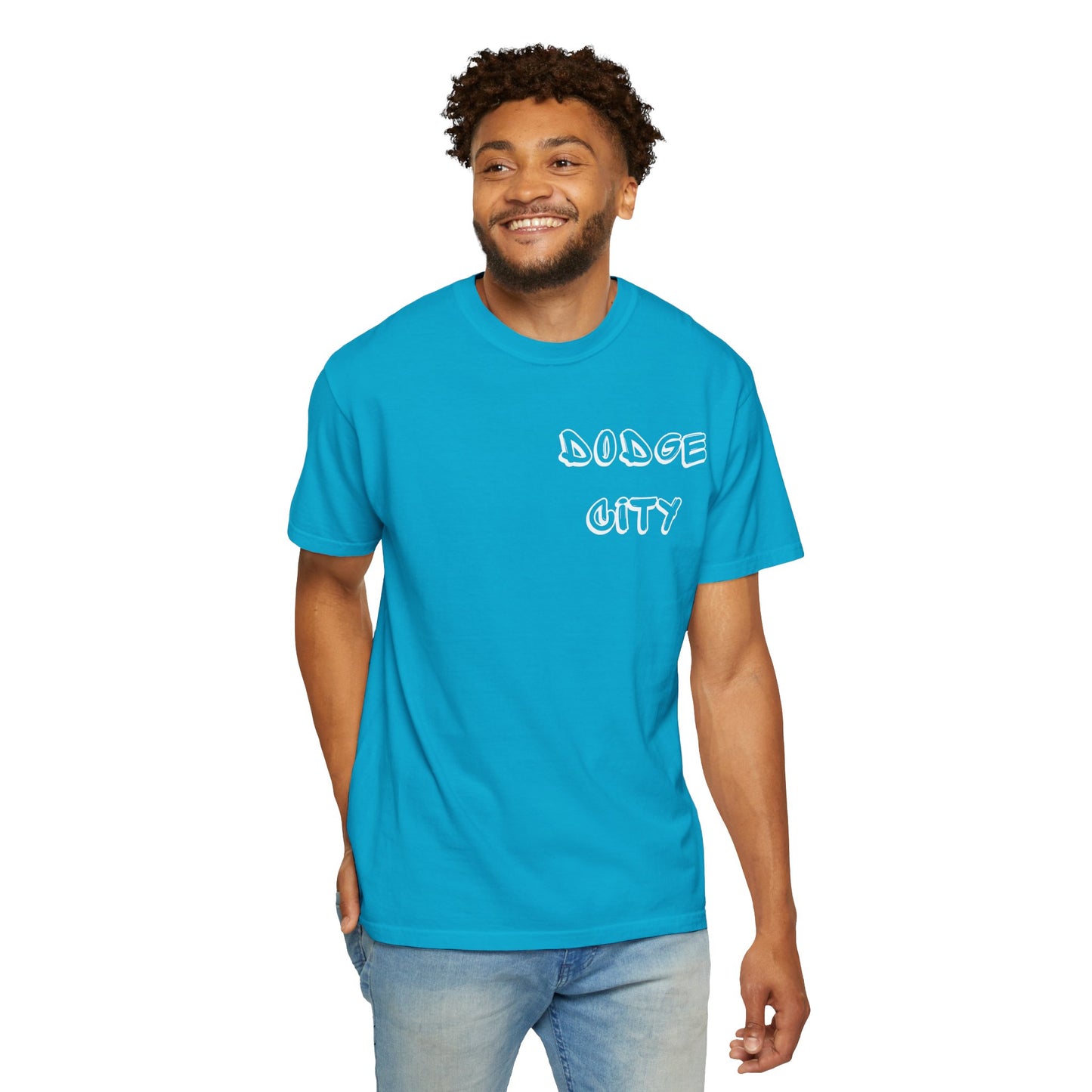 Dodge City Graffiti Pocket - Graphic Tees (Color Options)