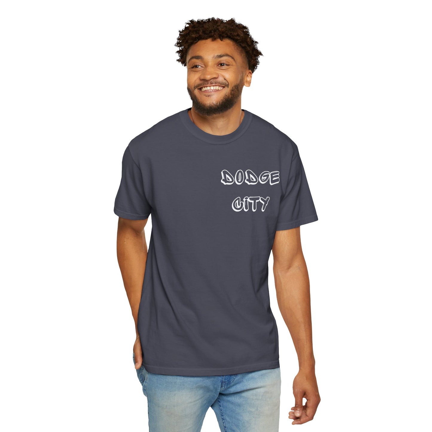 Dodge City Graffiti Pocket - Graphic Tees (Color Options)