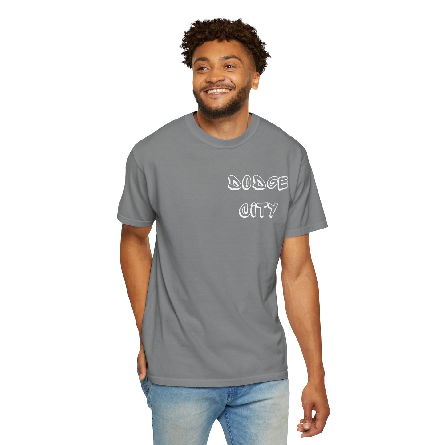 Dodge City Graffiti Pocket - Graphic Tees (Color Options)