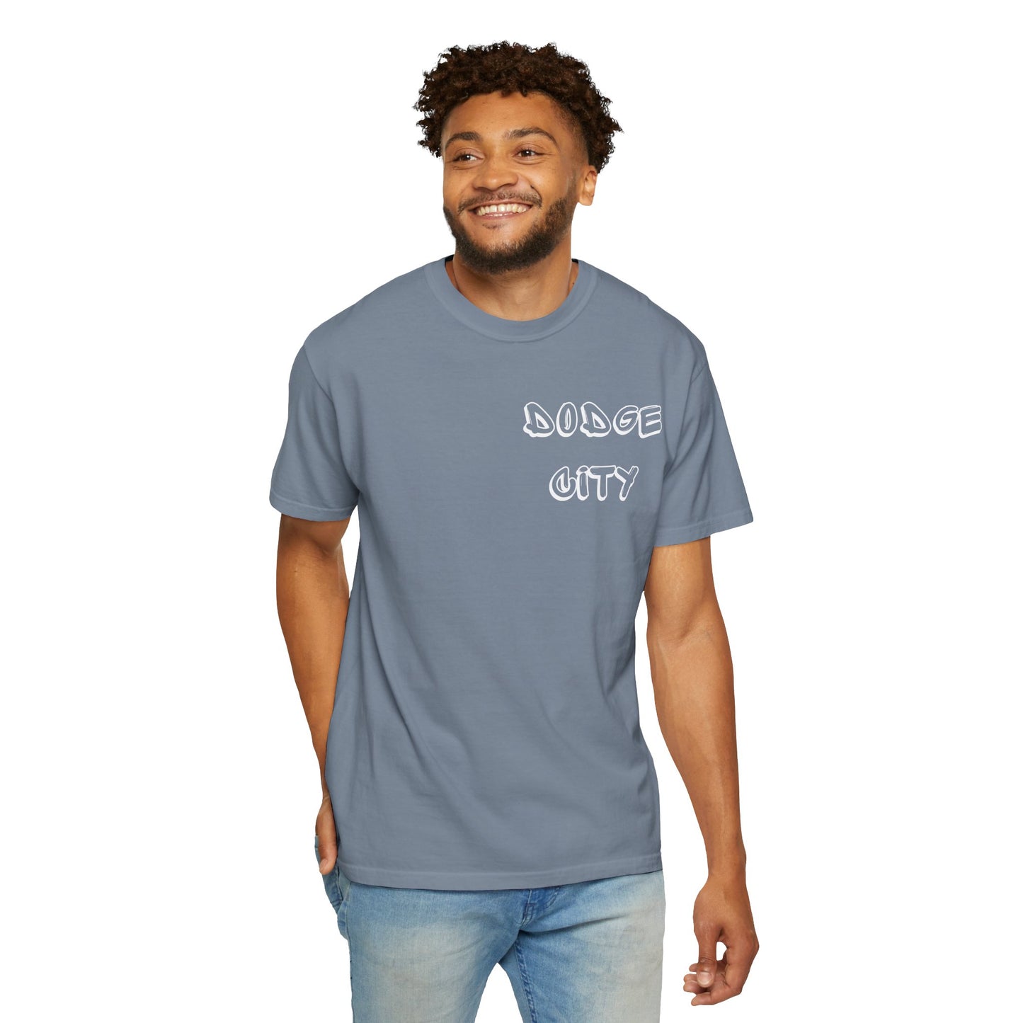 Dodge City Graffiti Pocket - Graphic Tees (Color Options)