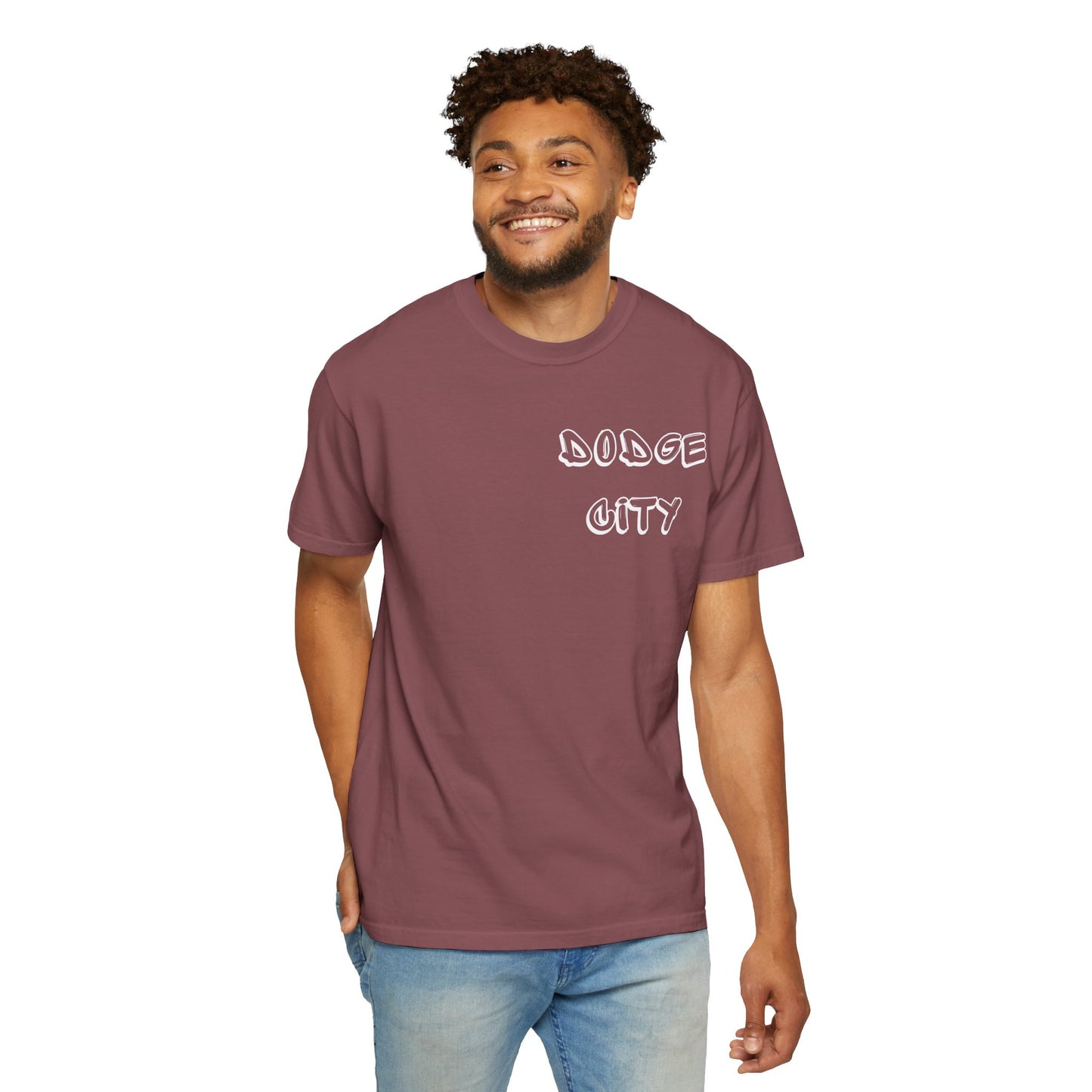 Dodge City Graffiti Pocket - Graphic Tees (Color Options)