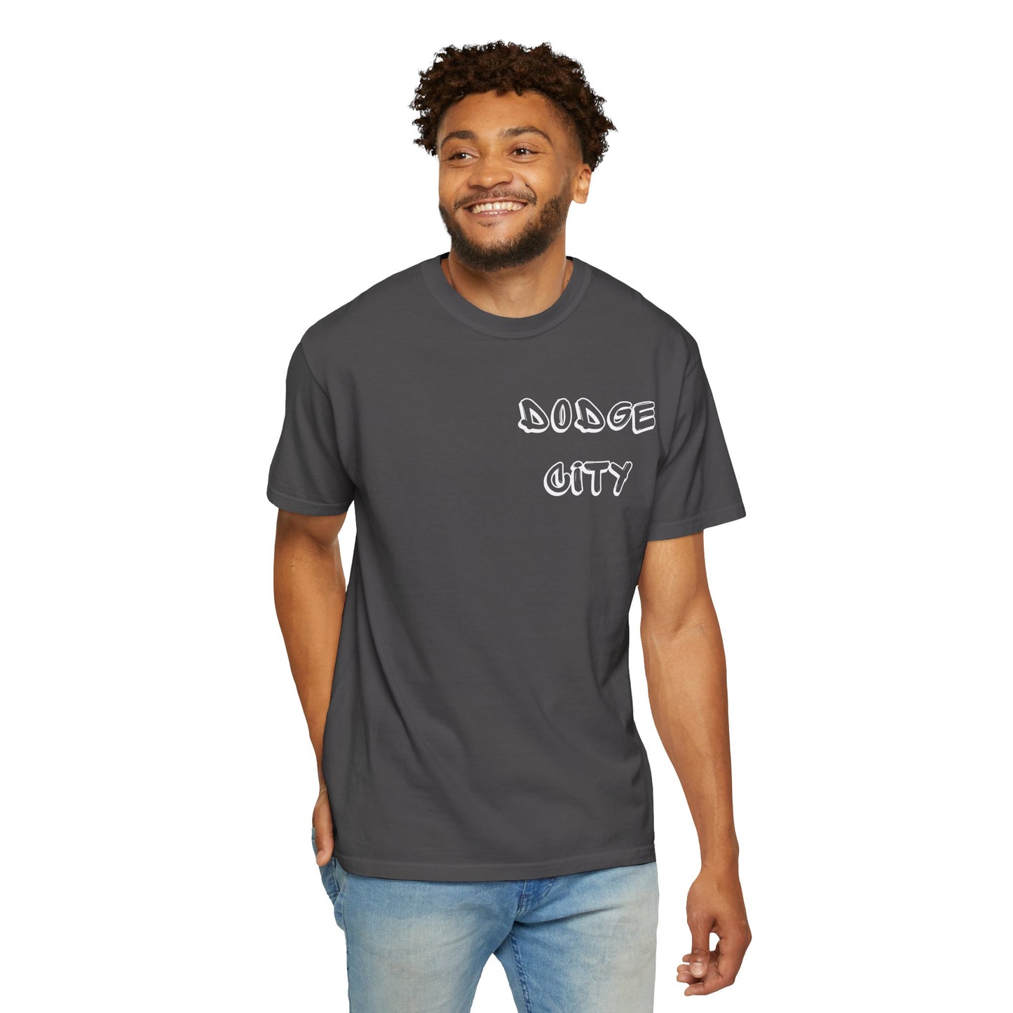 Dodge City Graffiti Pocket - Graphic Tees (Color Options)