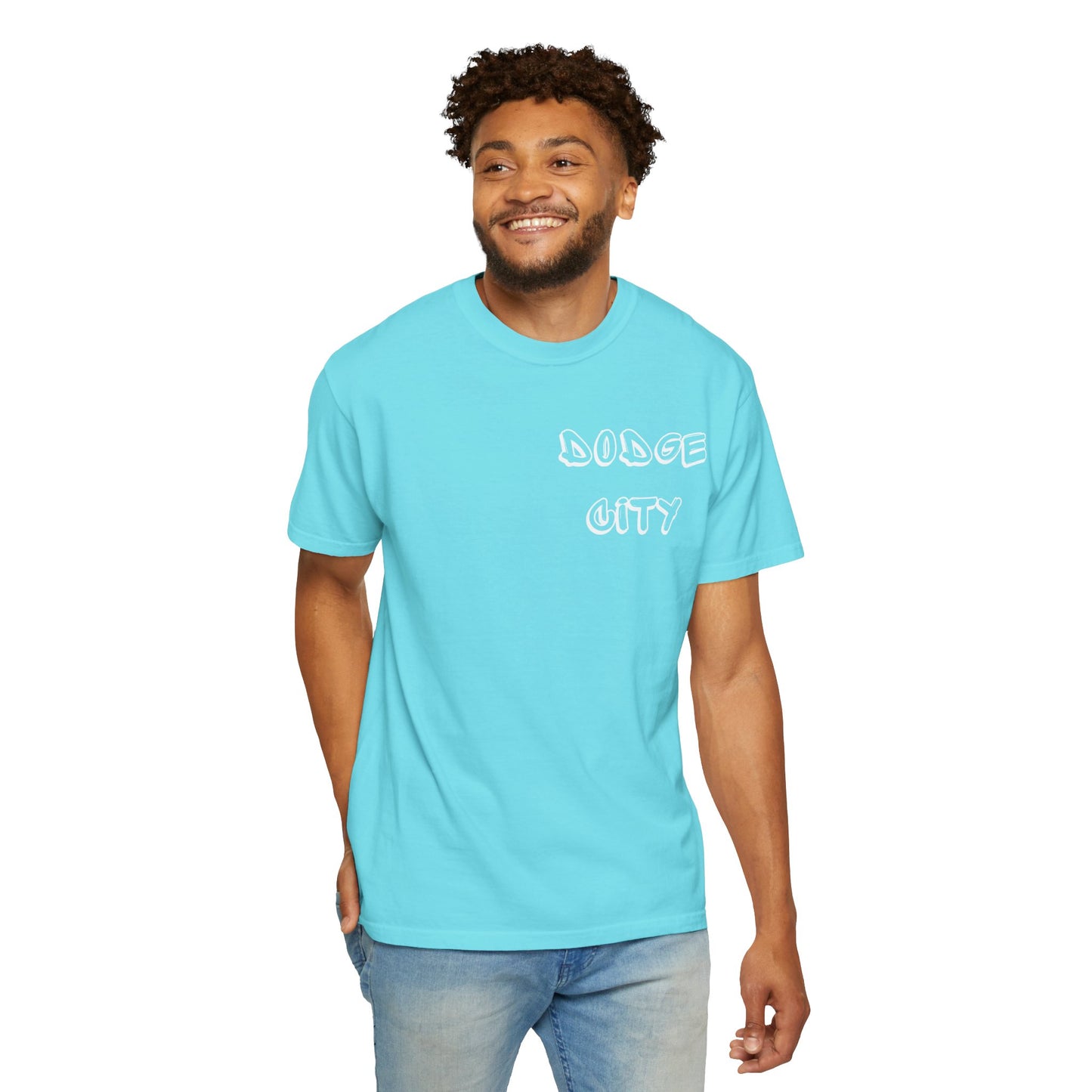 Dodge City Graffiti Pocket - Graphic Tees (Color Options)