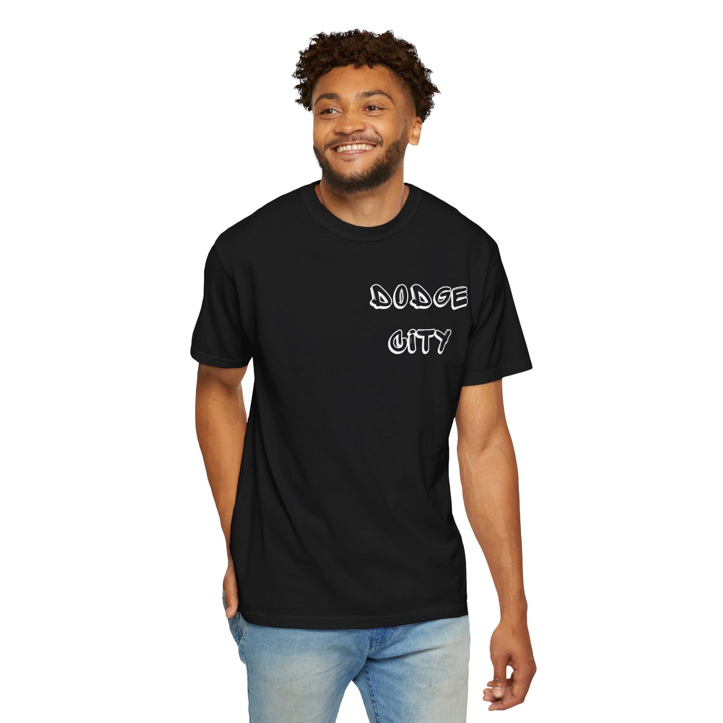 Dodge City Graffiti Pocket - Graphic Tees (Color Options)