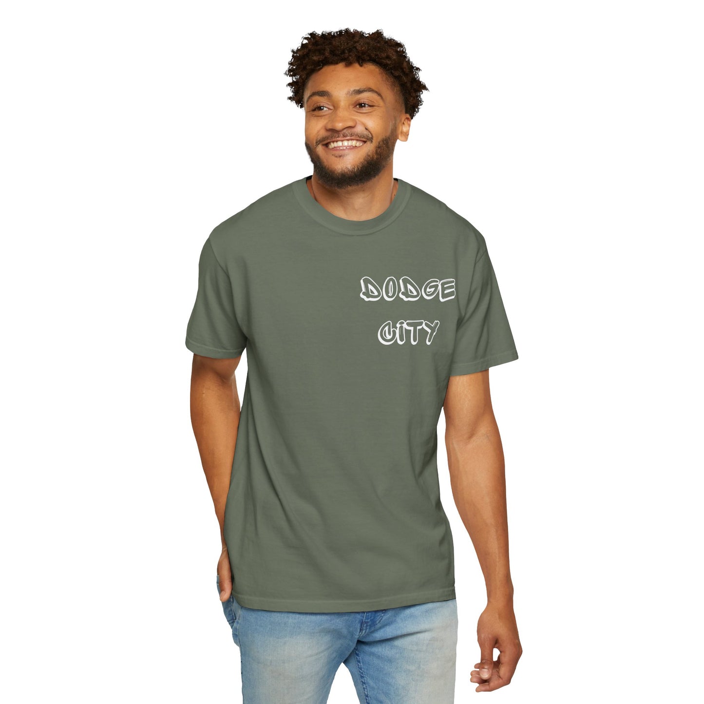 Dodge City Graffiti Pocket - Graphic Tees (Color Options)
