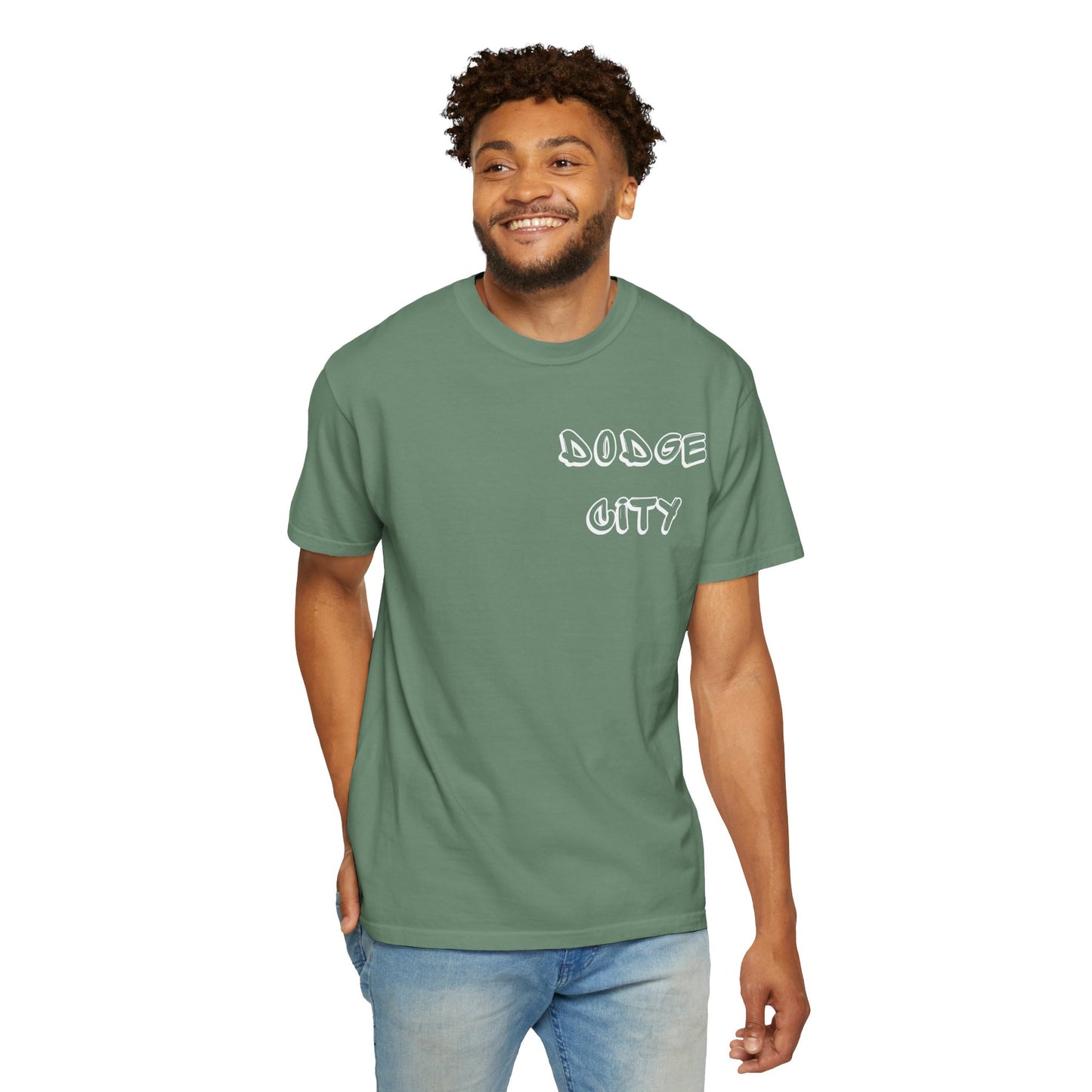 Dodge City Graffiti Pocket - Graphic Tees (Color Options)