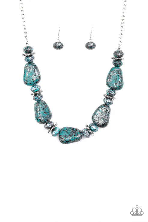 Prehistoric Fashionista - Turquoise - Blue