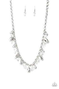Downstage Dazzle - Silver - White