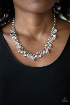 Downstage Dazzle - Silver - White
