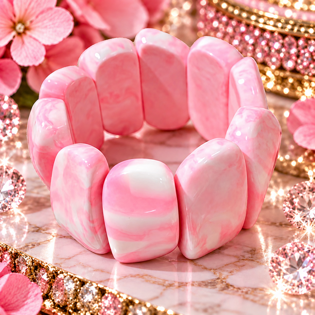 Carrara Marble - Pink