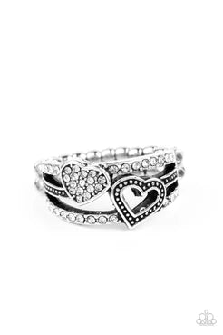 You Make My Heart BLING - Hearts - White