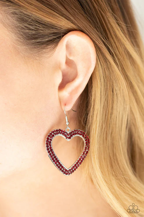 GLISTEN To Your Heart - Hearts - Red
