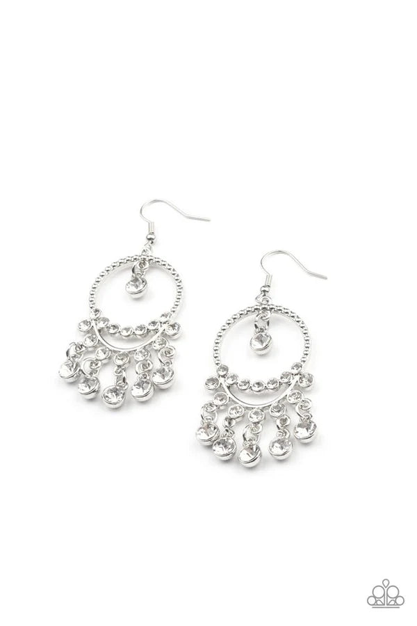Cosmic Chandeliers - Silver - White