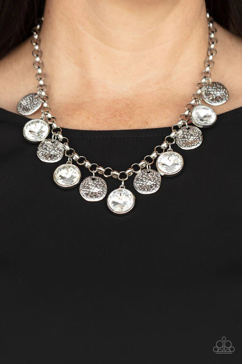 Spot On Sparkle - Silver - White