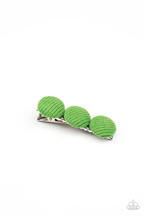 Cute as a Button - Hair Accessories - Green